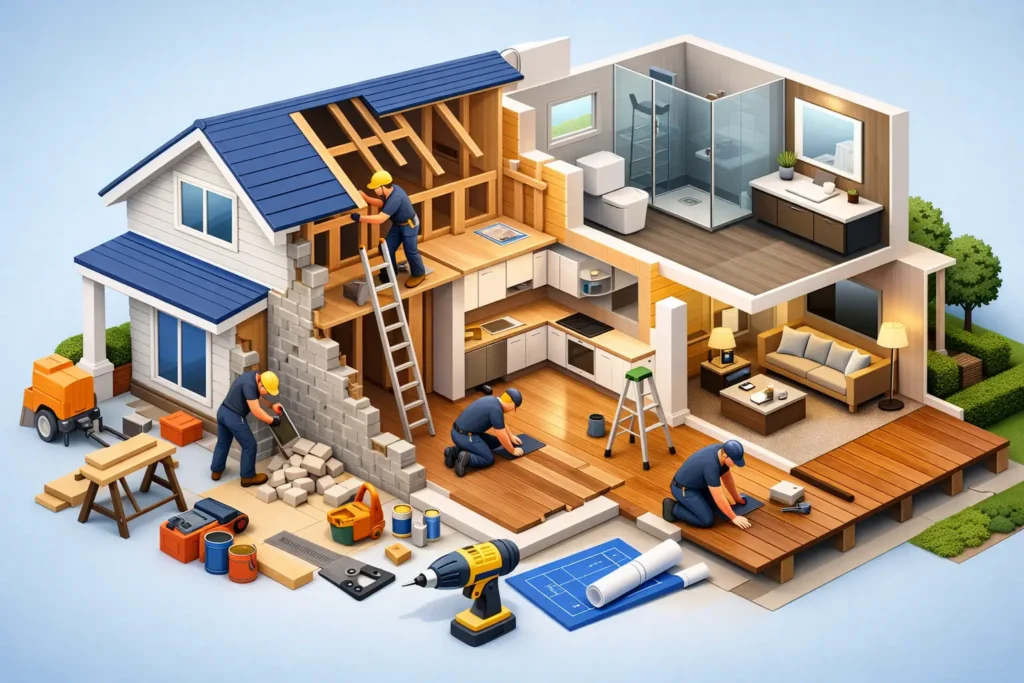 Complete Home Remodeling Done Properly
