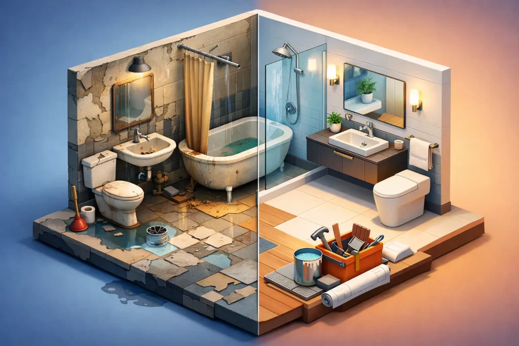 9 Signs Bathroom Needs Renovation Soon