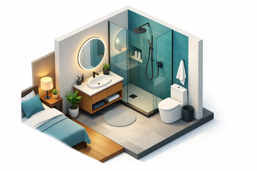 Small Ensuite Renovation Example That Works