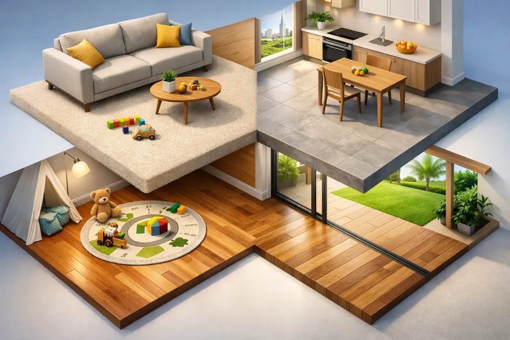 Best Flooring for Family Homes in Melbourne
