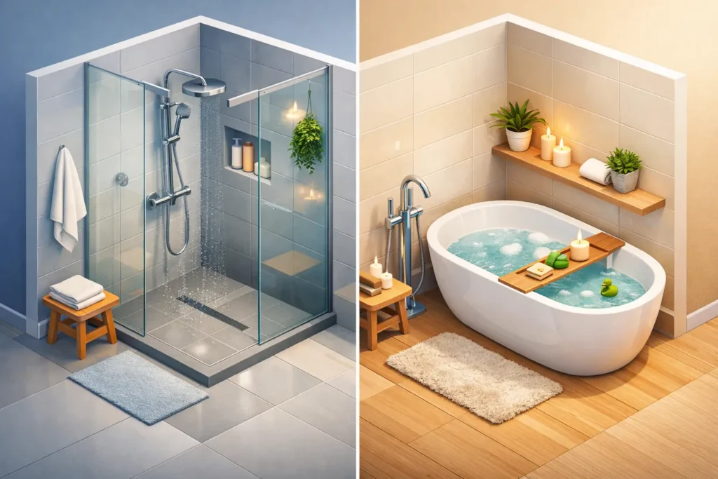 Walk In Shower vs Bath: What Suits You?