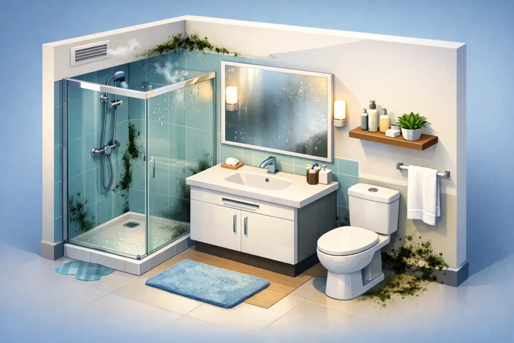 What Causes Bathroom Mould?