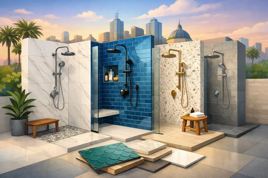 Best Tiles for Showers in Melbourne Bathrooms